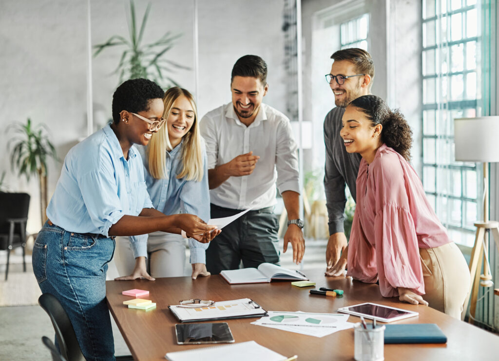 Une équipe motivée avec des idées innovantes